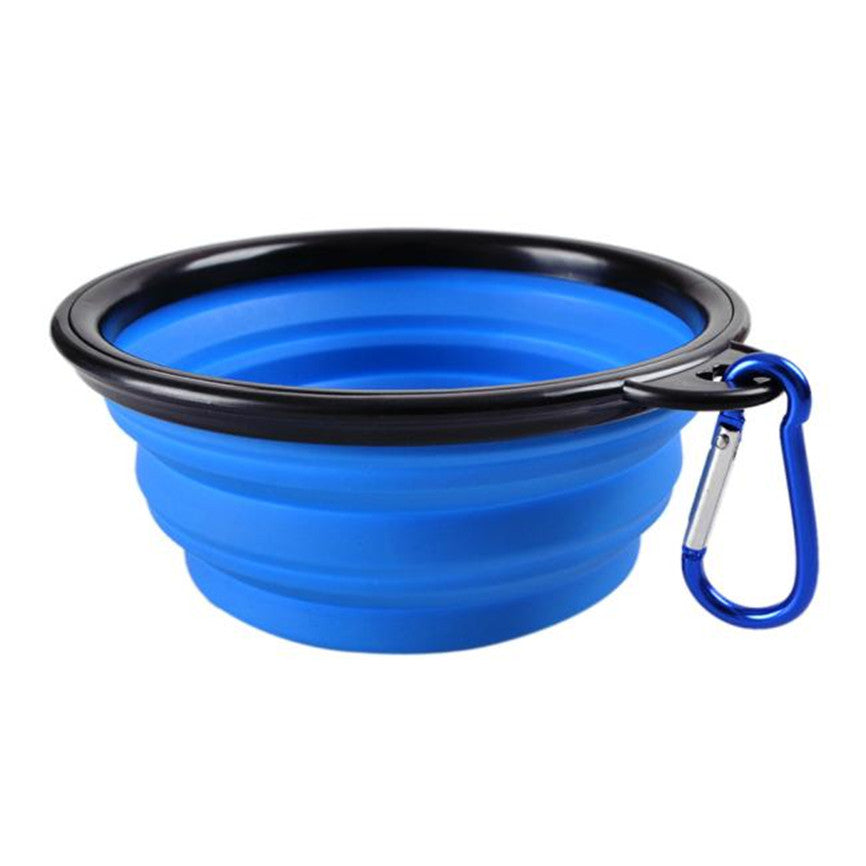 Collapsible Silicone Dog Bowl