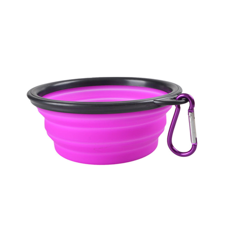 Collapsible Silicone Dog Bowl