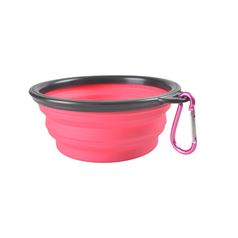 Collapsible Silicone Dog Bowl