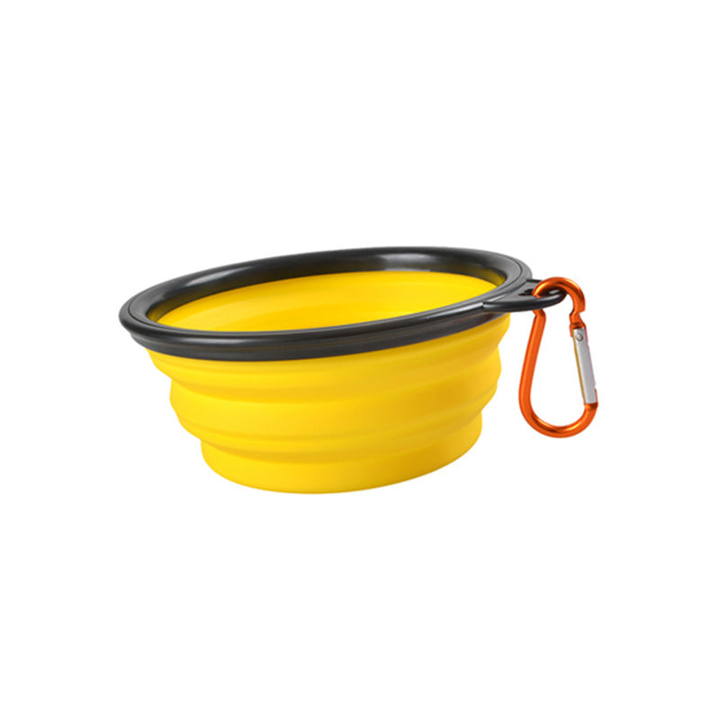 Collapsible Silicone Dog Bowl