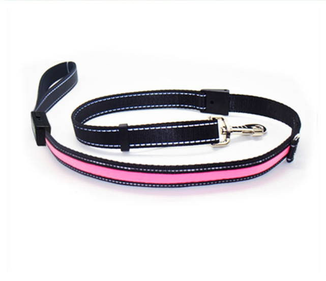 Solar Charging Fluorescent Dog Collar and Leashes