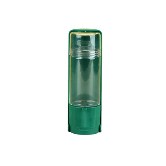 Pet Portable Water Bottle with Dry Food Compartment