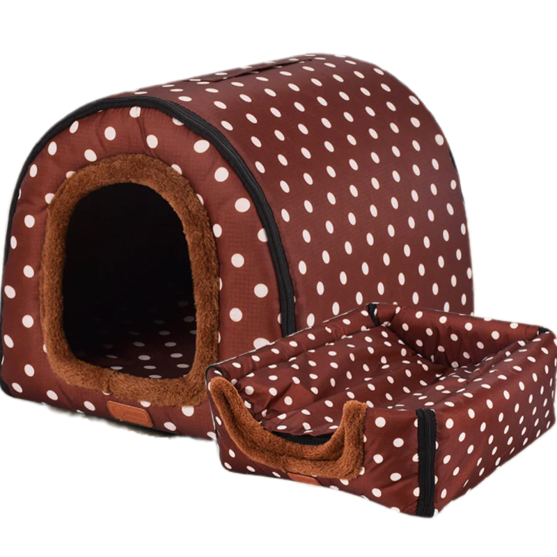 Pet Big Dog House Fully Removable And Washable Portable Dog House Golden Retriever Kennel