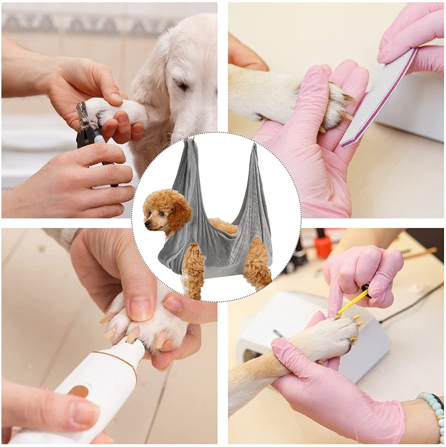 Grooming Hammock, Nail Trimming Helper, Grooming Harness, Multifunctional Restraints.