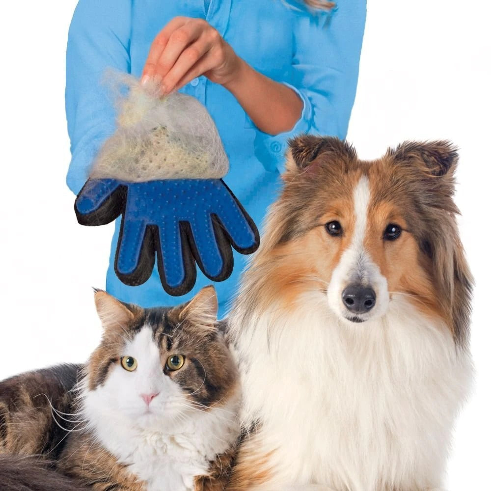 Pet Deshedding Brush Comb Glove