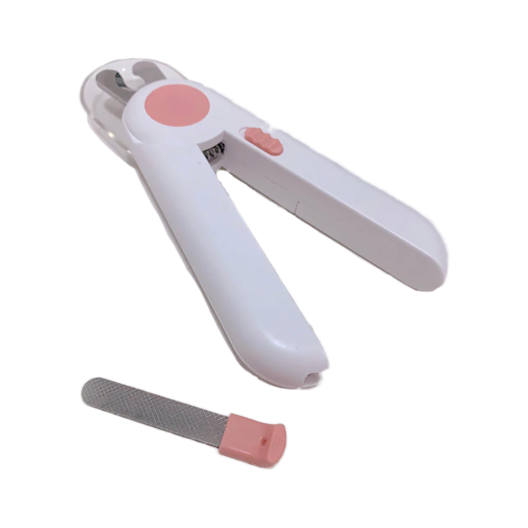 LED Light Dog Nail Clippers with Built-in Nail File